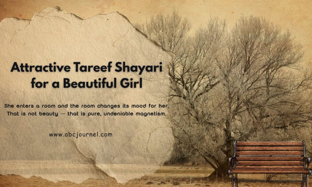 Attractive Tareef Shayari for a Beautiful Girl