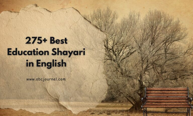 Best Education Shayari in English