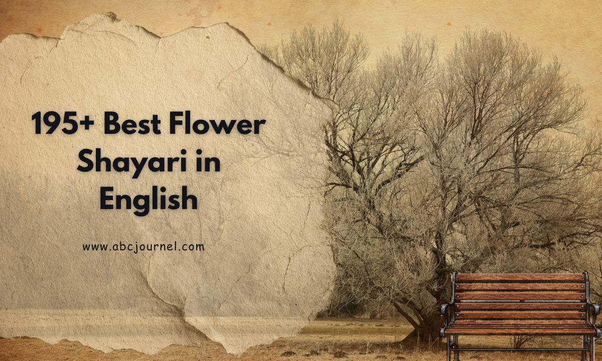 Best Flower Shayari in English