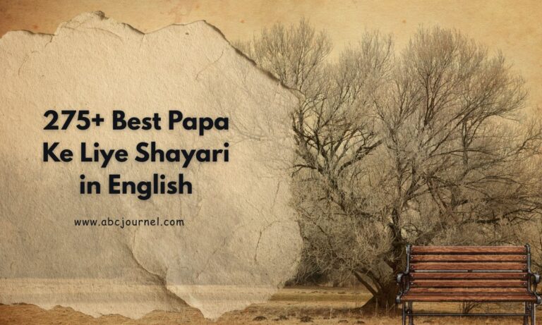 Best Papa Ke Liye Shayari in English