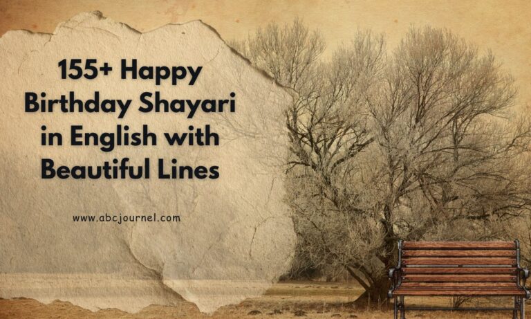 155+ Happy Birthday Shayari in English with Beautiful Lines