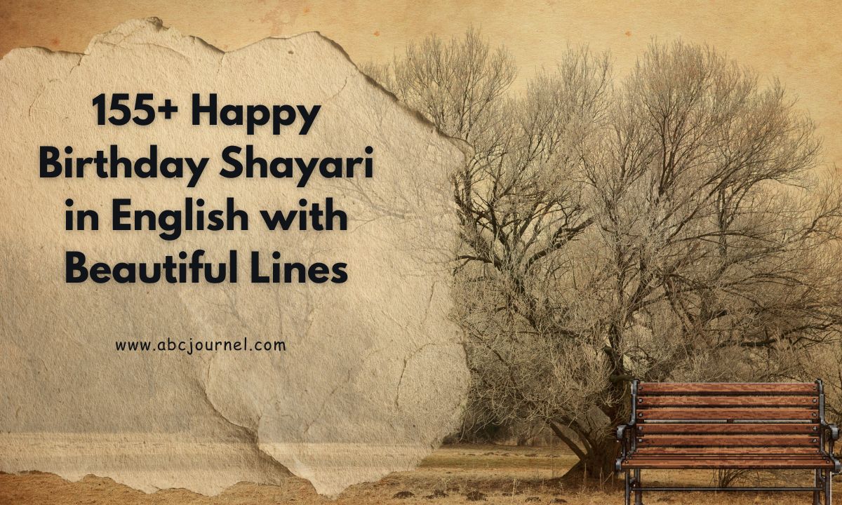 155+ Happy Birthday Shayari in English with Beautiful Lines