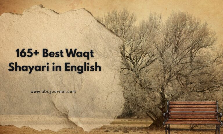 165+ Best Waqt Shayari in English