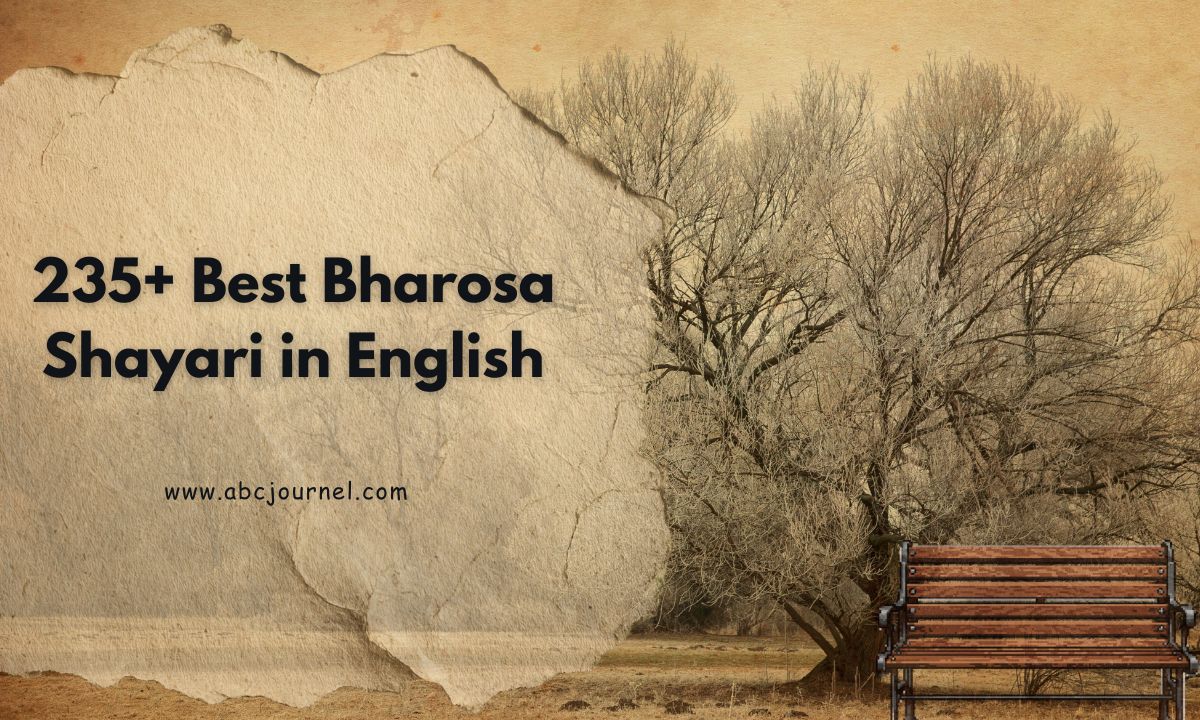 Best Bharosa Shayari in English