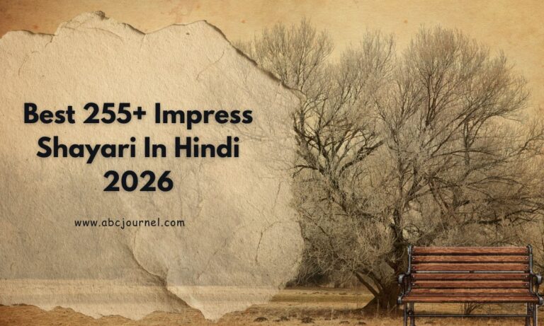 Best 255+ Impress Shayari In Hindi 2026