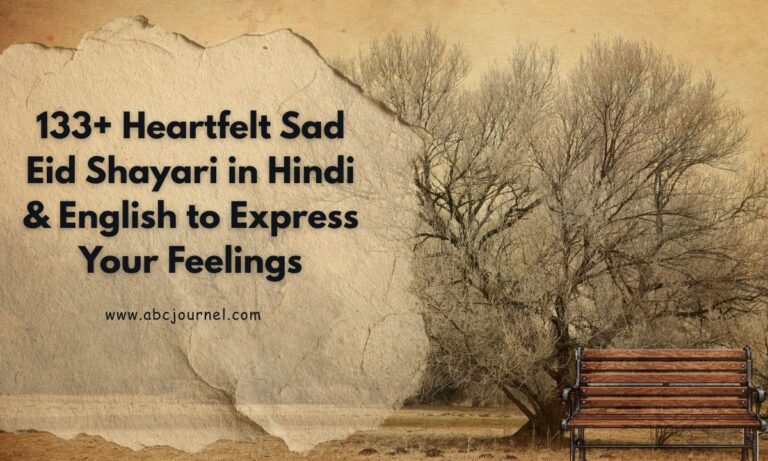 Sad Eid Shayari in Hindi