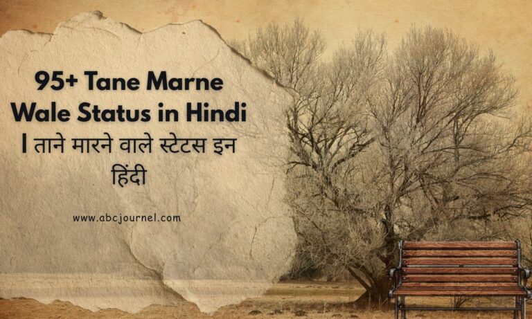 Tane Marne Wale Status in Hindi
