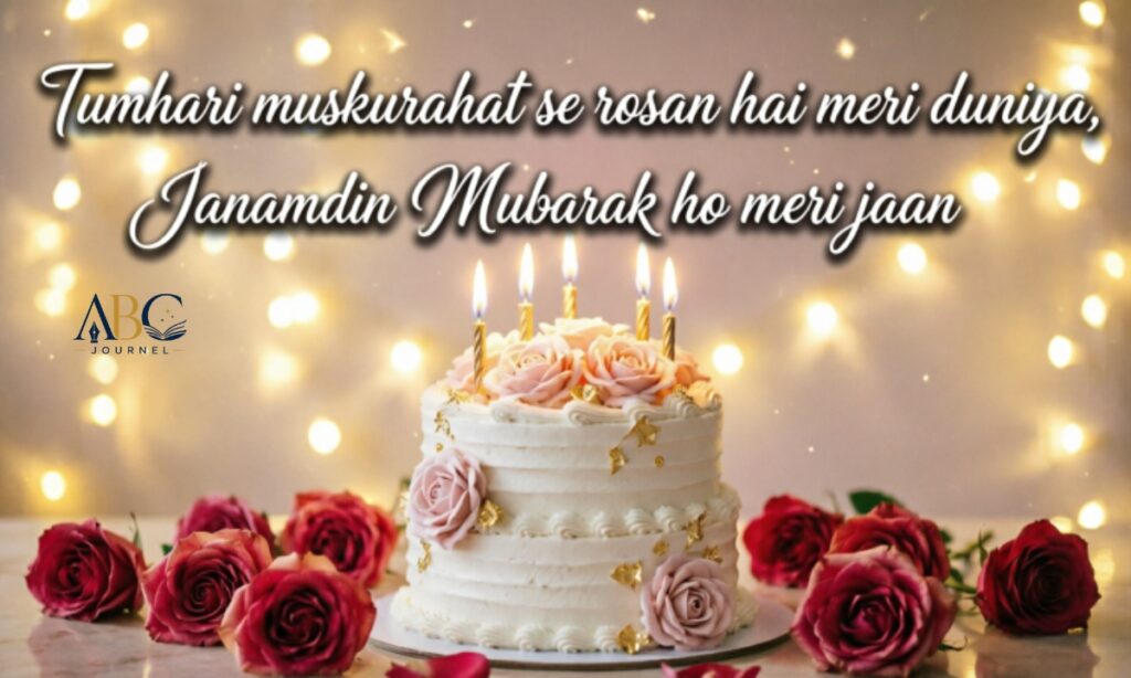 2 Lines Impressive Birthday Shayari for Her