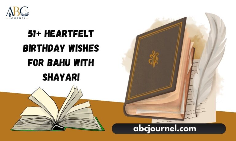 51+ Heartfelt Birthday Wishes for Bahu with Shayari