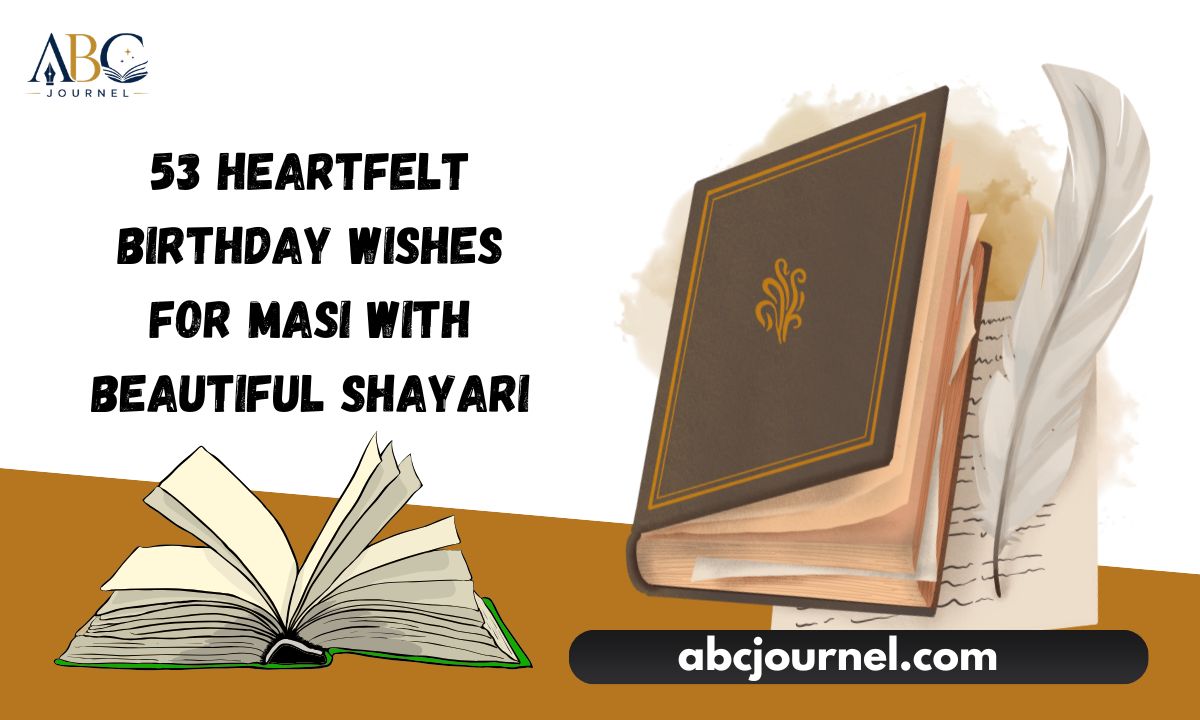 53 Heartfelt Birthday Wishes for Masi with Beautiful Shayari