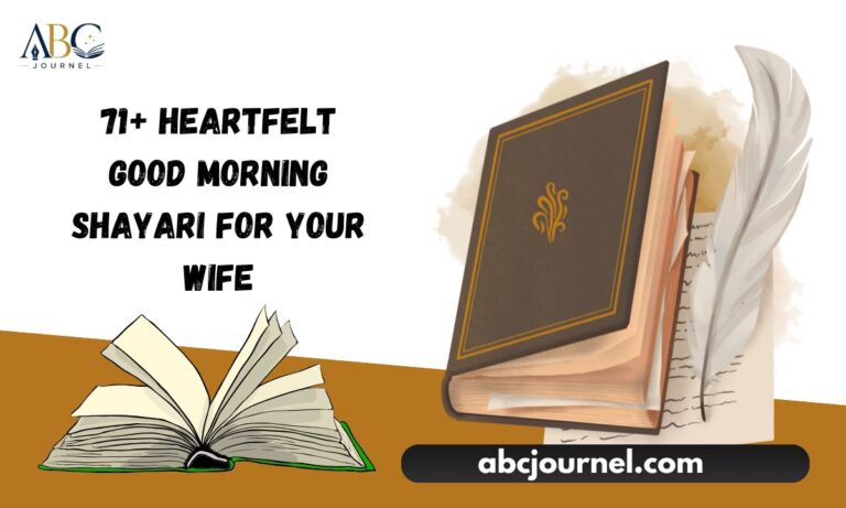 71+ Heartfelt Good Morning Shayari for Your Wife