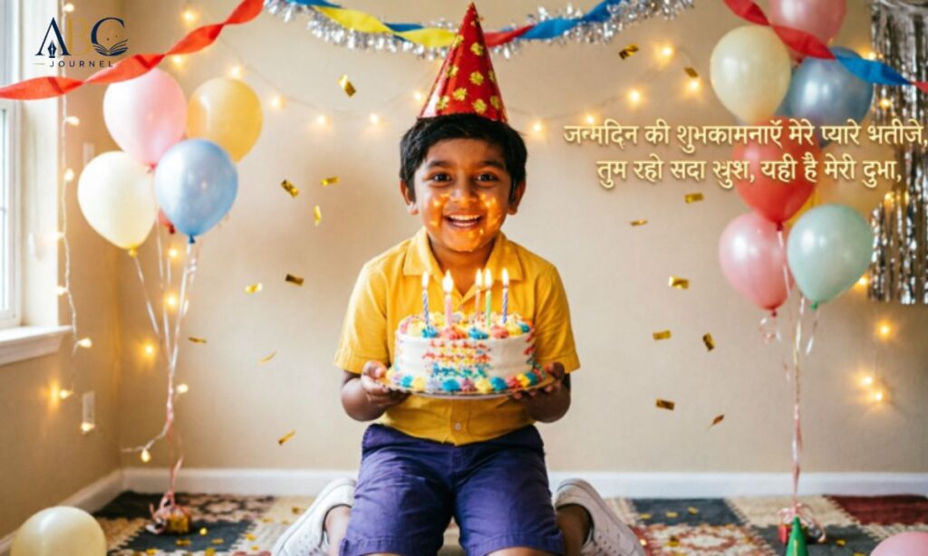 Birthday Wishes for Nephew in Hindi with Images