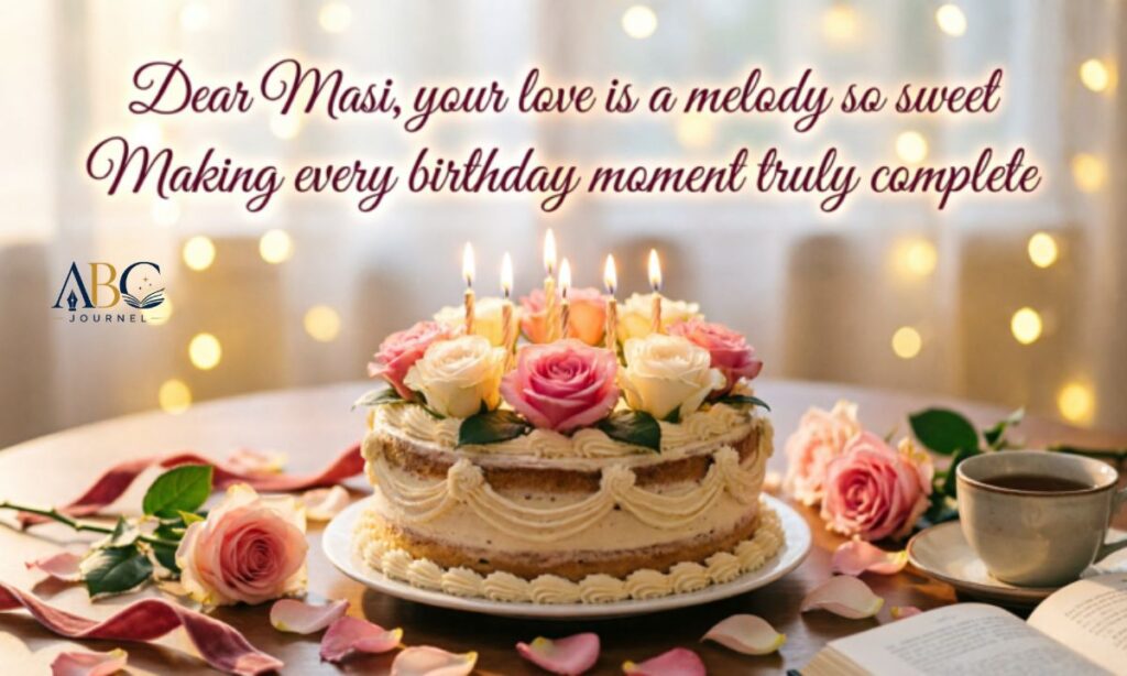 Birthday wishes for masi with beautiful shayari in english