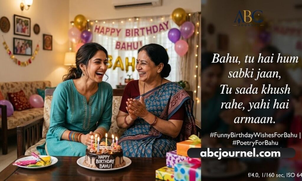 Funny birthday wishes for bahu with shayari