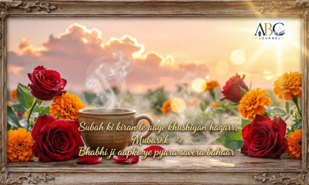 Good Morning Shayari Messages for Bhabhi Ji