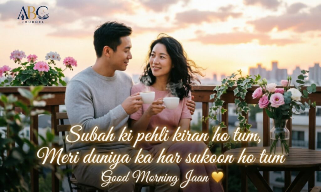 Good morning shayari for your wife in english