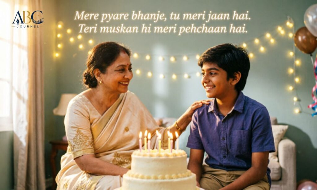 Heart touching birthday wishes for bhanja with shayari