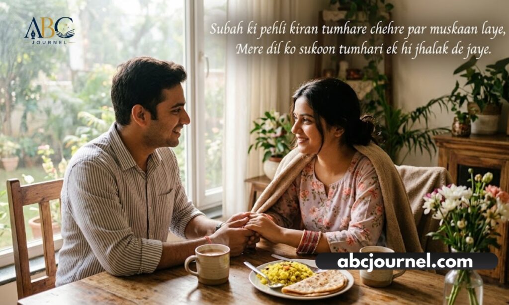 Love Good Morning Janu Shayari with Images
