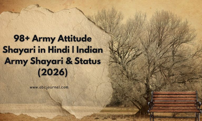 98+ Army Attitude Shayari in Hindi _ Indian Army Shayari & Status (2026)