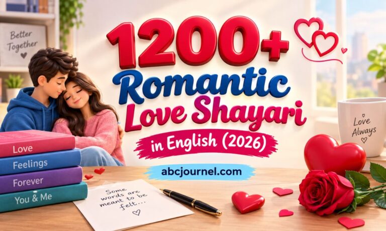 1200+ Romantic Love Shayari in English (2026)
